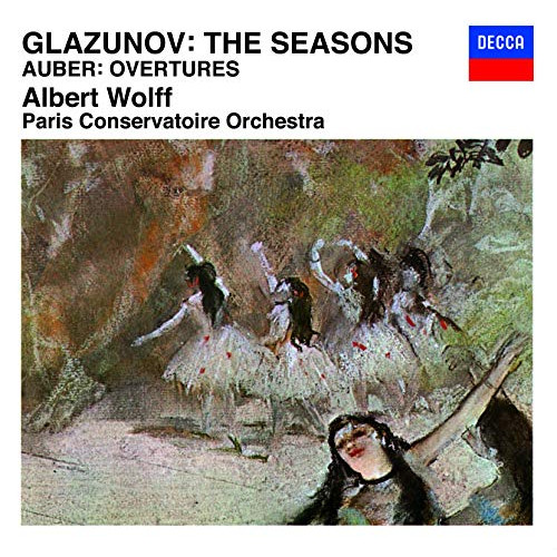 CD/アルベール・ヴォルフ/グラズノフ:バレエ(四季) オーベール:序曲集
