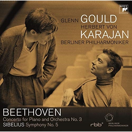 CD/グレン・グールド & ヘルベルト・フォン・カラヤン/コンサート・イン・ベルリン1957 ベートーヴェン:ピアノ協奏曲第3番、シベリウス:交